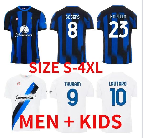 23 24 lukaku soccer jerseys away kid kit maillot de dzeko lautaro barella 2023 maglie football shirt child secure paramount kvaratskhelia sp, Black;yellow
23 24 lukaku soccer jerseys away kid kit maillot de dzeko lautaro barella 2023 maglie football shirt child secure paramount kvaratskhelia sp, Black;yellow