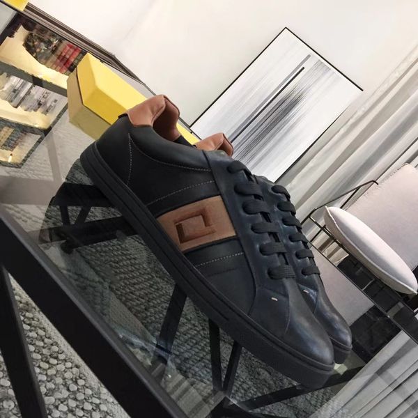 white leather low- sneakers flow match shoes men designer sneaker fabric ribbon ff motif embroidered brown shoe italy trainer 05, Black
white leather low- sneakers flow match shoes men designer sneaker fabric ribbon ff motif embroidered brown shoe italy trainer 05, Black
