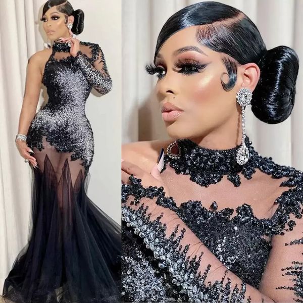 plus size luxurious mermaid black prom dresses lace beaded crystals evening formal party second reception gowns dress
plus size luxurious mermaid black prom dresses lace beaded crystals evening formal party second reception gowns dress