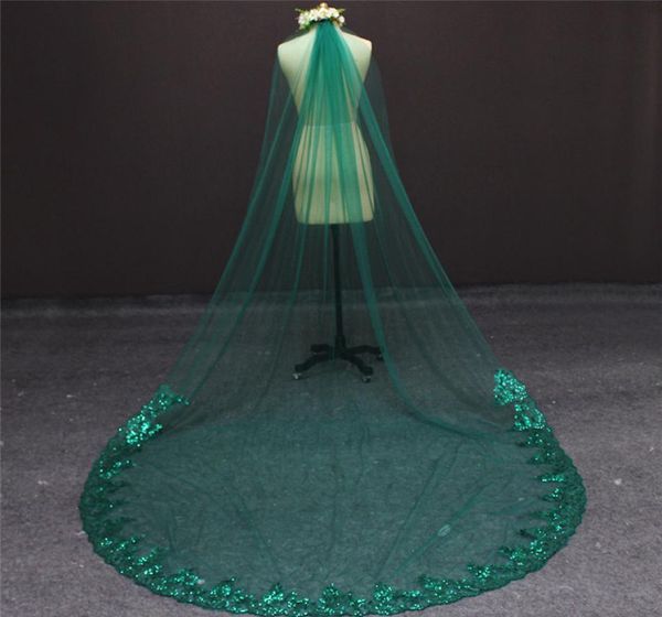 gorgeous green wedding veil bling sequined lace single layer partial laced bridal veil with comb3459633, Black
gorgeous green wedding veil bling sequined lace single layer partial laced bridal veil with comb3459633, Black