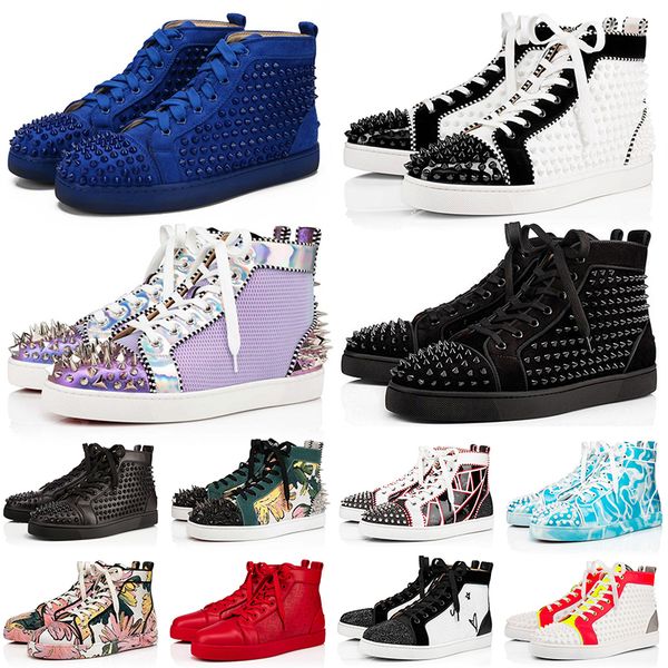 2023 5a quality dress shoes high cut platform designer sneakers men women luxurys vintage bottoms loafers fashion spikes party famous paris, Black
2023 5a quality dress shoes high cut platform designer sneakers men women luxurys vintage bottoms loafers fashion spikes party famous paris, Black