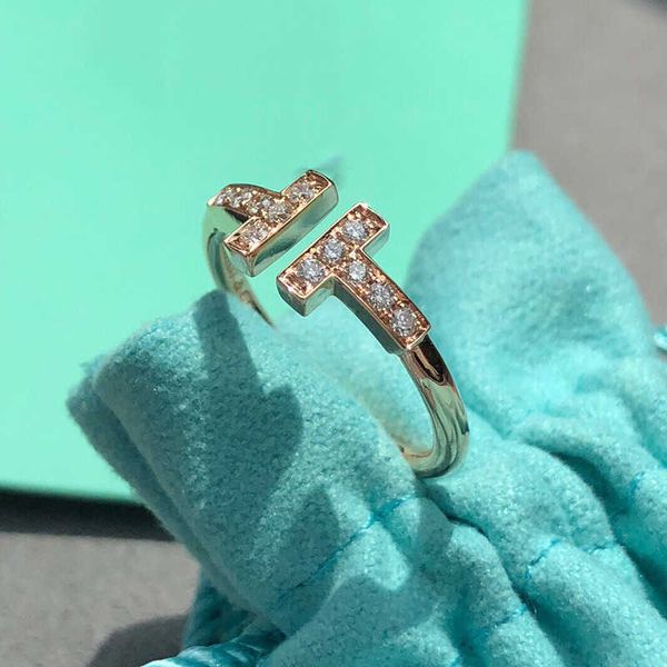 famous brand tiktok diamond set double t ring korean women's rings ins simple temperament adjustable, Silver
famous brand tiktok diamond set double t ring korean women's rings ins simple temperament adjustable, Silver