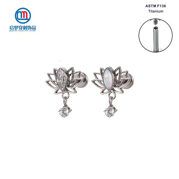 labret lip piercing jewelry astm 36 internal thread lotus dangling earrings cartilage helix tragus body 230809, Black
labret lip piercing jewelry astm 36 internal thread lotus dangling earrings cartilage helix tragus body 230809, Black