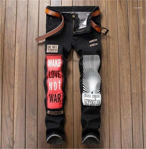 men039s jeans sosoo personality badge patchwork men ripped black letter biker denim straight slim fit casual pants 1700717329640, Blue
men039s jeans sosoo personality badge patchwork men ripped black letter biker denim straight slim fit casual pants 1700717329640, Blue