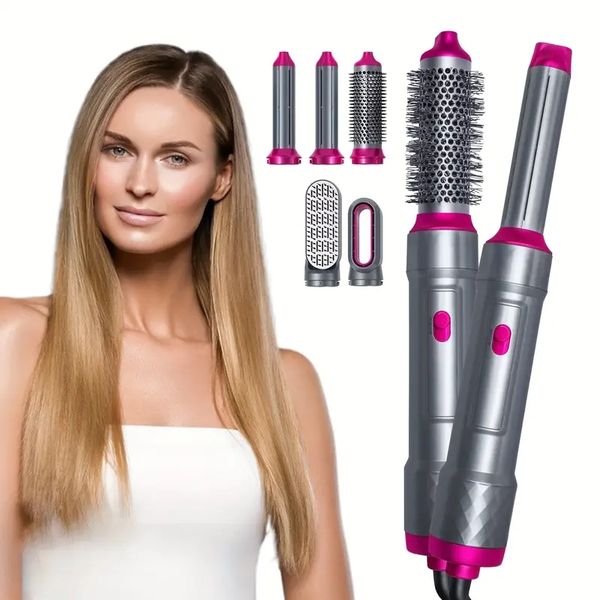 air brush 6 in 1 negative ion drying brush styling tool set round air straightener brush volumizer air curling iron curling brush for women
air brush 6 in 1 negative ion drying brush styling tool set round air straightener brush volumizer air curling iron curling brush for women