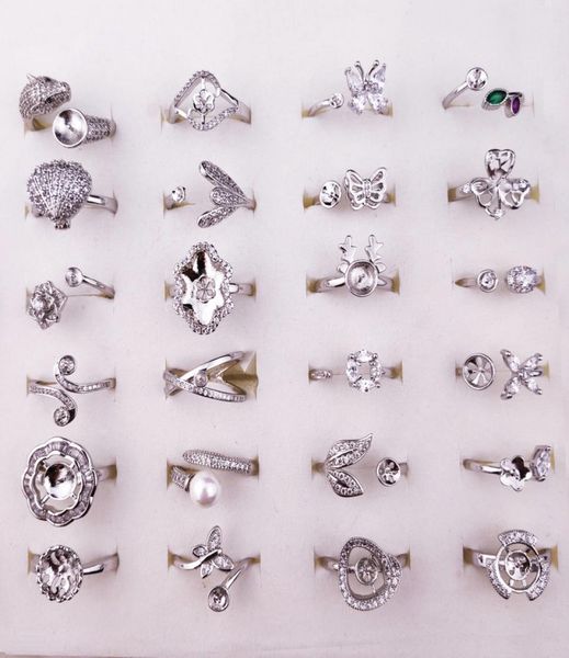 925 silver rings diy ring settings fashion jewelry pearl ring settings zircon silver ring for women adjustable size wedding christ5598327, Slivery;crystal
925 silver rings diy ring settings fashion jewelry pearl ring settings zircon silver ring for women adjustable size wedding christ5598327, Slivery;crystal