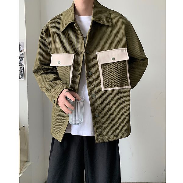 mens jackets autumn pleated jacket men fashion retro pocket cargo streetwear korean hiphop loose bomber short coat 230810, Black;brown
mens jackets autumn pleated jacket men fashion retro pocket cargo streetwear korean hiphop loose bomber short coat 230810, Black;brown