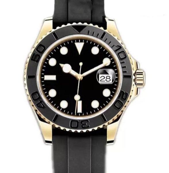 men's watch 40mm black dial automatic mechanical sapphire glass classic folding rubber strap luminous men's watch, Slivery;brown
men's watch 40mm black dial automatic mechanical sapphire glass classic folding rubber strap luminous men's watch, Slivery;brown