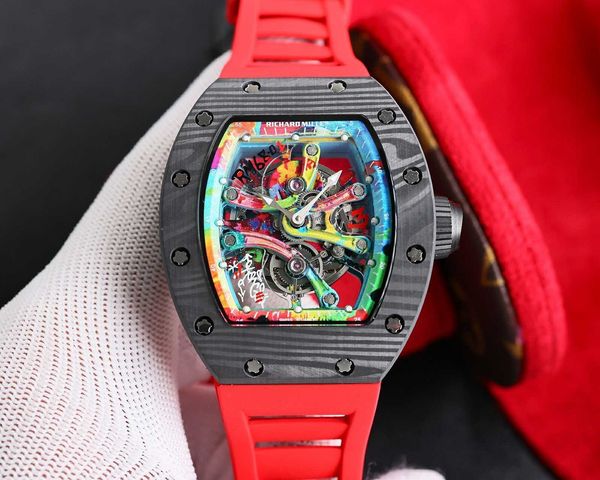 rm68-01 real tourbillon watch fantasic superb men wrist watches 3tqv high-end quality mechanical uhr all ti/carbon fiber case montre richar, Slivery;brown
rm68-01 real tourbillon watch fantasic superb men wrist watches 3tqv high-end quality mechanical uhr all ti/carbon fiber case montre richar, Slivery;brown