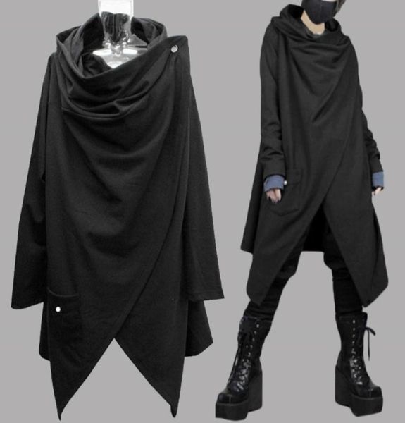 incerun fashion men trench coats long sleeve solid streetwear punk style men cloak cape vintage cotton casual irregular jackets9343545095, Black;brown
incerun fashion men trench coats long sleeve solid streetwear punk style men cloak cape vintage cotton casual irregular jackets9343545095, Black;brown