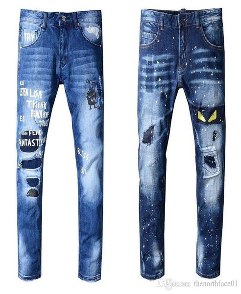 brand new mens jeans distressed ripped biker jeans slim fit motorcycle biker denim jeans 2019 fashion designer pants9720553, Blue
brand new mens jeans distressed ripped biker jeans slim fit motorcycle biker denim jeans 2019 fashion designer pants9720553, Blue