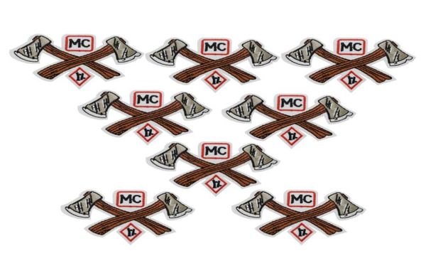 10 pcs cool axe badges patches for clothing iron embroidered patch applique iron sew on patch sewing accessories for diy clothes9515268, Black
10 pcs cool axe badges patches for clothing iron embroidered patch applique iron sew on patch sewing accessories for diy clothes9515268, Black