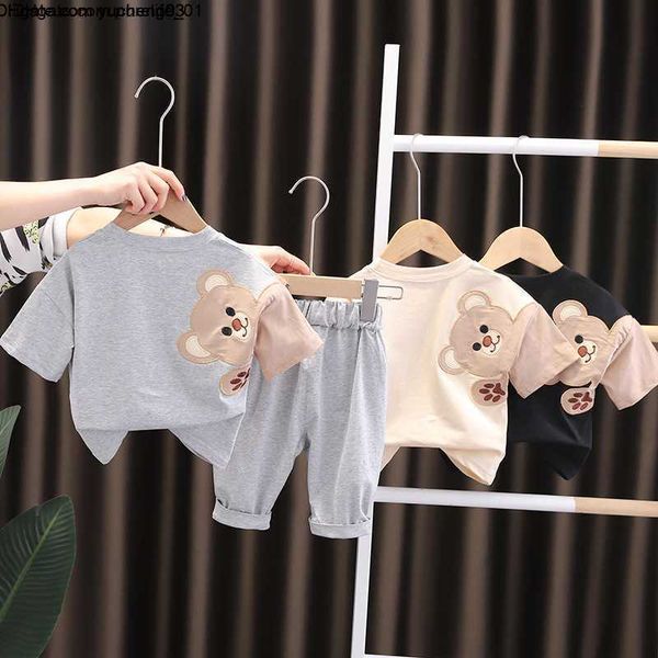 new summer 2023 children's clothing boy clothing sets cotton t-shirt pants 2pcs baby boys clothing set bear print, White
new summer 2023 children's clothing boy clothing sets cotton t-shirt pants 2pcs baby boys clothing set bear print, White