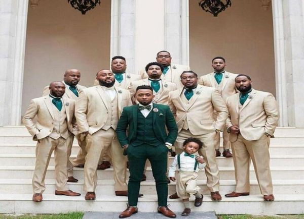 green groom tuxedos men suits for wedding khaki groomsmen jacket 3piececoat pants vestformal costume homme terno masculino eveni132354597, Black;gray
green groom tuxedos men suits for wedding khaki groomsmen jacket 3piececoat pants vestformal costume homme terno masculino eveni132354597, Black;gray