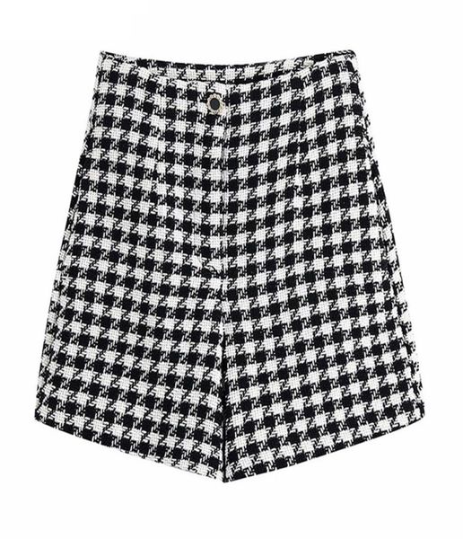 traf women fashion houndstooth tweed bermuda shorts vintage high waist zipper fly female short pants mujer 2204014793807, White;black
traf women fashion houndstooth tweed bermuda shorts vintage high waist zipper fly female short pants mujer 2204014793807, White;black