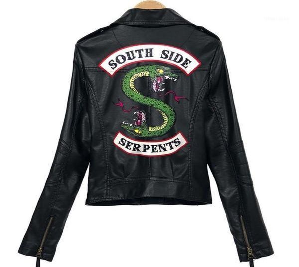women039s jackets 2021 riverdale pu printed logo southside serpents women streetwear leather jacket3289193, Black;brown
women039s jackets 2021 riverdale pu printed logo southside serpents women streetwear leather jacket3289193, Black;brown