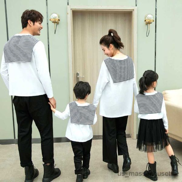 family matching outfits family matching clothes new autumn mum daughter father son matching sweatshirt cotton striped kids shirts couple out, Blue
family matching outfits family matching clothes new autumn mum daughter father son matching sweatshirt cotton striped kids shirts couple out, Blue