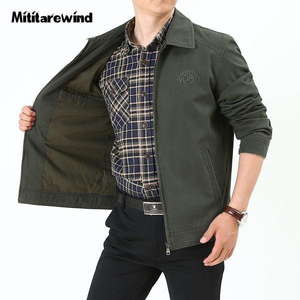 men's jackets autumn jacket men windbreaker dad military turn down collar leisure coat male outerwear casaco masculino m 4xl 230809, Black;brown
men's jackets autumn jacket men windbreaker dad military turn down collar leisure coat male outerwear casaco masculino m 4xl 230809, Black;brown