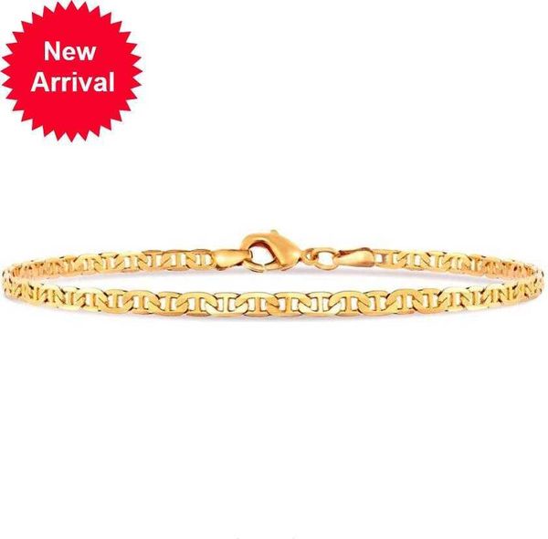 anklets 4mm mariner link chain gold color anklet 9 10 11 inches cuban ankle bracelet for women men waterproof kirk22 drop delivery je dh9d2, Red;blue
anklets 4mm mariner link chain gold color anklet 9 10 11 inches cuban ankle bracelet for women men waterproof kirk22 drop delivery je dh9d2, Red;blue