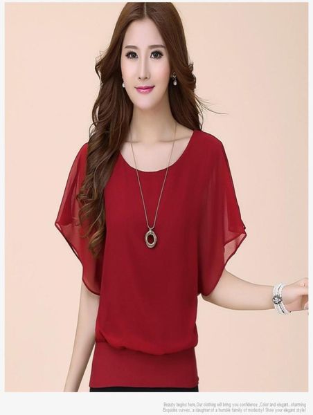 new womens fashion women summer chiffon blouse plus size ruffle batwing short sleeve casual shirt black white red blue3392724
new womens fashion women summer chiffon blouse plus size ruffle batwing short sleeve casual shirt black white red blue3392724