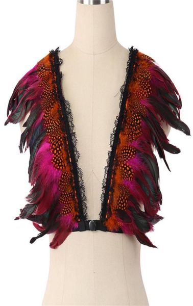 femmes goth plumes d039ange epaulettes harnais bondage epaule plumes cage bralette tissu de mariage ailes gitane lingerie24697596, Black;white 
femmes goth plumes d039ange epaulettes harnais bondage epaule plumes cage bralette tissu de mariage ailes gitane lingerie24697596, Black;white