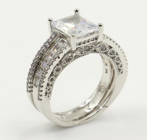 cool victoria wieck luxury jewelry 925 sterling silver couple ring princess cut white z cz diamond women wedding birdal ring s8438611, Slivery;golden
cool victoria wieck luxury jewelry 925 sterling silver couple ring princess cut white z cz diamond women wedding birdal ring s8438611, Slivery;golden