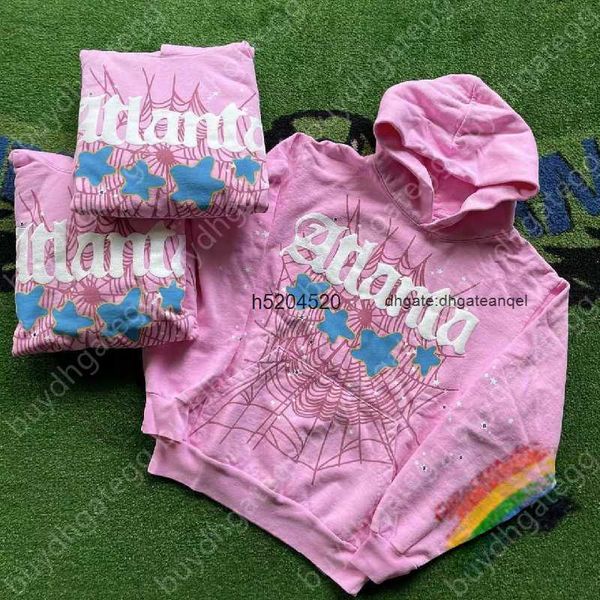 53nq men's and women's hoodies sweatshirts sweatpants fashion brand sp5der 55555 atlanta pink young thug spider web star letter pu, Black
53nq men's and women's hoodies sweatshirts sweatpants fashion brand sp5der 55555 atlanta pink young thug spider web star letter pu, Black