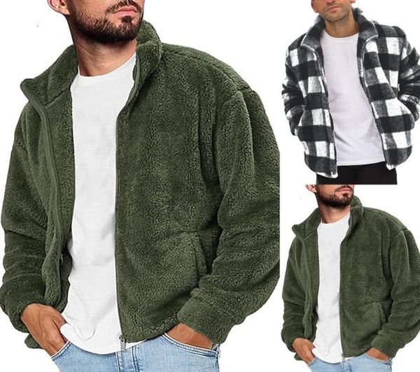 men039s jackets winter plaid jacket men thicken warm fleece fuzzy sherpa casual stand collar zip up outwear coat chaquetas homb4802003547, Black;brown
men039s jackets winter plaid jacket men thicken warm fleece fuzzy sherpa casual stand collar zip up outwear coat chaquetas homb4802003547, Black;brown