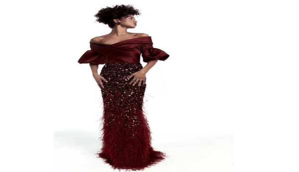 elegant burgundy off the shoulder gown with feather embroidery evening dresses custom made floor length zipper back mermaid prom d5021843, Black;red
elegant burgundy off the shoulder gown with feather embroidery evening dresses custom made floor length zipper back mermaid prom d5021843, Black;red