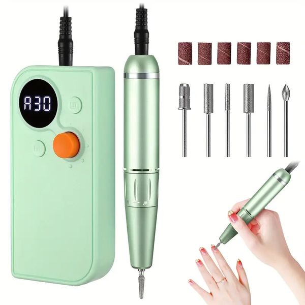 portable nail drill kit rechargeable 30000 rpm electric professional cordless efile nail drill machine set for acrylic nails, polishing, man
portable nail drill kit rechargeable 30000 rpm electric professional cordless efile nail drill machine set for acrylic nails, polishing, man