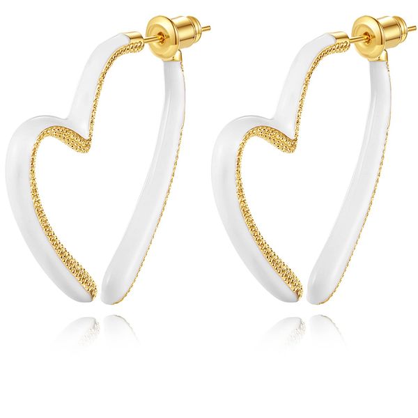 heart silver needle earrings for women, 14k gold plated silver heart shape dangle hoops back enamel hypoallergenic lightweight open heart ho, Golden;silver
heart silver needle earrings for women, 14k gold plated silver heart shape dangle hoops back enamel hypoallergenic lightweight open heart ho, Golden;silver