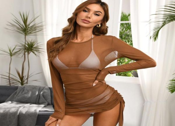 women039s swimwear women sheer mesh bikini cover up swimsuit bathing suit see through long sleeve tshirt summer beac1925462, White;black
women039s swimwear women sheer mesh bikini cover up swimsuit bathing suit see through long sleeve tshirt summer beac1925462, White;black