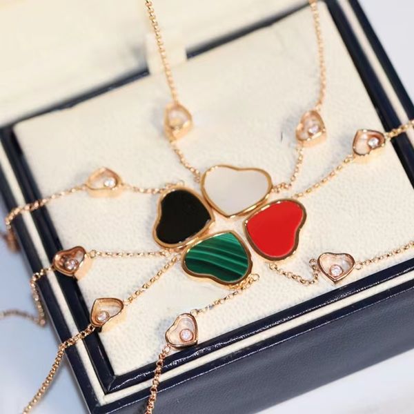 luxury jewelry multicolor heart necklace heart bracelet heart ring designer jewelry valentine's day mother's day gift box wholesal, Golden;silver
luxury jewelry multicolor heart necklace heart bracelet heart ring designer jewelry valentine's day mother's day gift box wholesal, Golden;silver