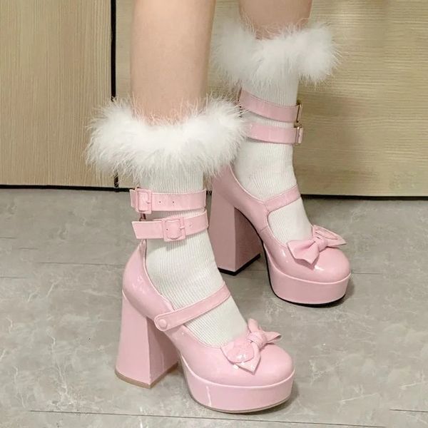 dress shoe pink elegant leather lolita pumps lady mary jane shoes for women 2023 platform pumps nightclub party 230809, Black
dress shoe pink elegant leather lolita pumps lady mary jane shoes for women 2023 platform pumps nightclub party 230809, Black