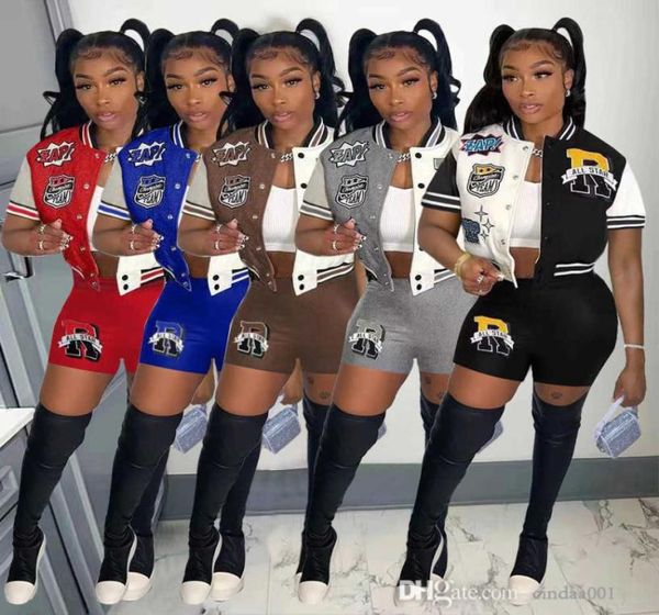 designer womens clothes new fashion tracksuits letter printed splicing two piece baseball jogger suit for 2023 spring summer7094125, Gray
designer womens clothes new fashion tracksuits letter printed splicing two piece baseball jogger suit for 2023 spring summer7094125, Gray
