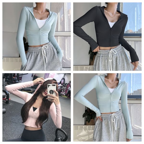 yoga jacket spring and autumn new tight-fitting fitness clothes elastic quick-drying long-sleeved hooded sports jacket women, White;red
yoga jacket spring and autumn new tight-fitting fitness clothes elastic quick-drying long-sleeved hooded sports jacket women, White;red