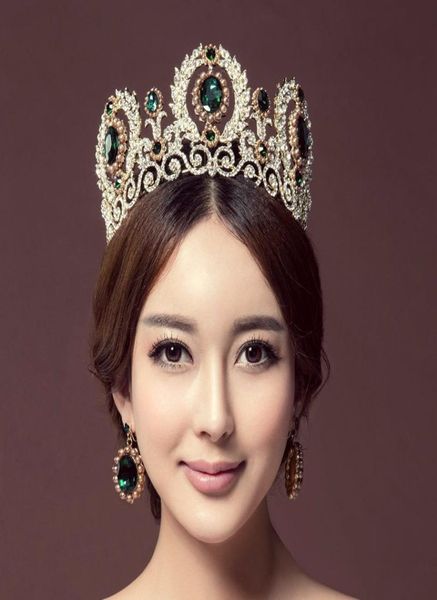 2017 new gorgeous big pearl cubic zirconia bridal tiara crown with earrings crystal wedding hair accessories jewelry suits8800767, Slivery;golden
2017 new gorgeous big pearl cubic zirconia bridal tiara crown with earrings crystal wedding hair accessories jewelry suits8800767, Slivery;golden