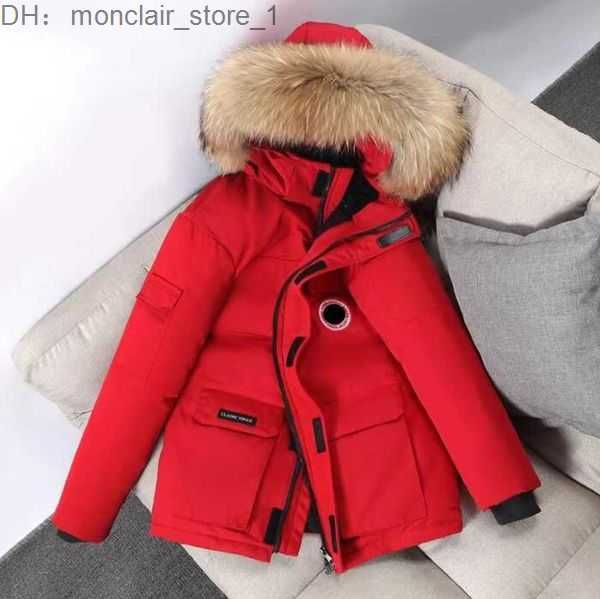 canada goode jacket men's down parkas jackets winter work clothes jacket outdoor fashion warm keeping couple live broadcast canadian go, Black
canada goode jacket men's down parkas jackets winter work clothes jacket outdoor fashion warm keeping couple live broadcast canadian go, Black