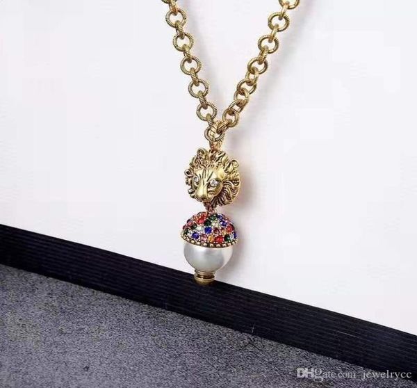 european and american custom lion head designer necklace antique lion head pearly diamond designer jewelry3886262, Silver
european and american custom lion head designer necklace antique lion head pearly diamond designer jewelry3886262, Silver