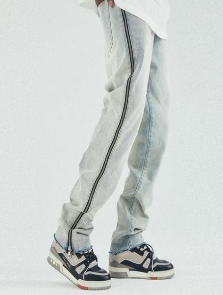 men039s jeans head straight high flash side zippers cowboy brand design feeling ground white male7048334, Blue
men039s jeans head straight high flash side zippers cowboy brand design feeling ground white male7048334, Blue