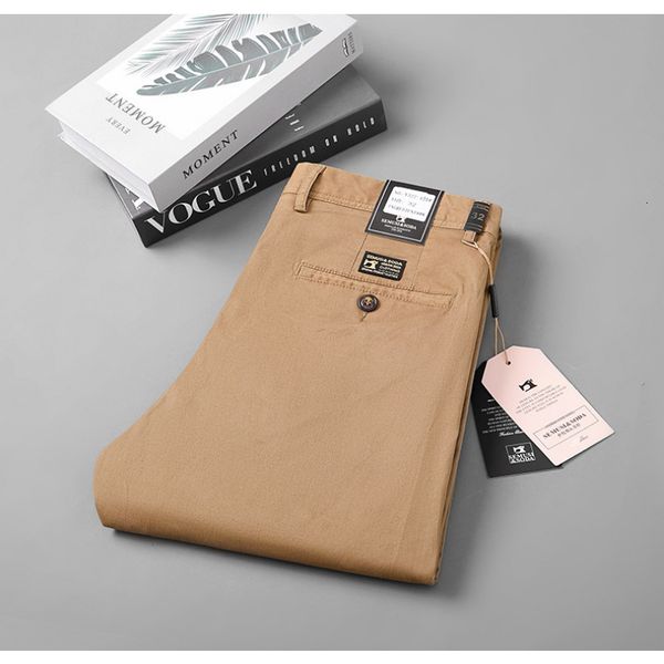 mens pants smart black men clothing business office cotton straight suit trousers casual flat spring autumn 230809
mens pants smart black men clothing business office cotton straight suit trousers casual flat spring autumn 230809