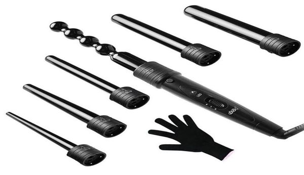 6 in 1 curling wand set ceramic hair curling tong hair curl iron the wand hair curler roller gift set 0932mm curler wand1644657
6 in 1 curling wand set ceramic hair curling tong hair curl iron the wand hair curler roller gift set 0932mm curler wand1644657