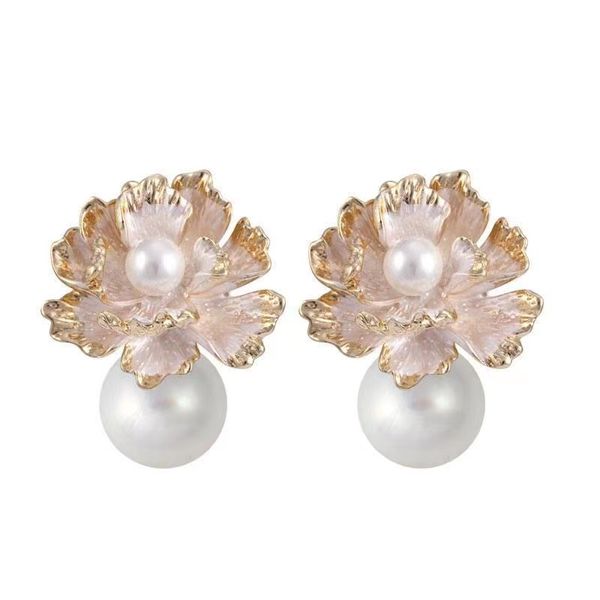 advanced earrings 2023 new light luxury peony simple retro korean edition imitation pearl earrings women's style earrings, Silver
advanced earrings 2023 new light luxury peony simple retro korean edition imitation pearl earrings women's style earrings, Silver