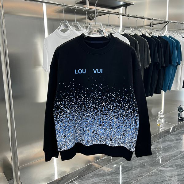 23ss spring and autumn designer men's round neck pullover sweatshirt loose long sleeve pullover men's women's print, Black
23ss spring and autumn designer men's round neck pullover sweatshirt loose long sleeve pullover men's women's print, Black