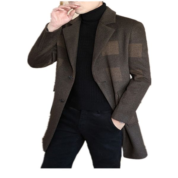 2023 new men's high-quality brand business casual wool windbreaker men slim mid-length plaid suit collar woolen coat male jacket s-4xl, Tan;black
2023 new men's high-quality brand business casual wool windbreaker men slim mid-length plaid suit collar woolen coat male jacket s-4xl, Tan;black