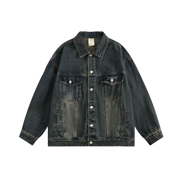 men's and women's denim jackets designer fall new american loose high-quality washed denim jacket jacket simple versatile men and, Black;brown
men's and women's denim jackets designer fall new american loose high-quality washed denim jacket jacket simple versatile men and, Black;brown