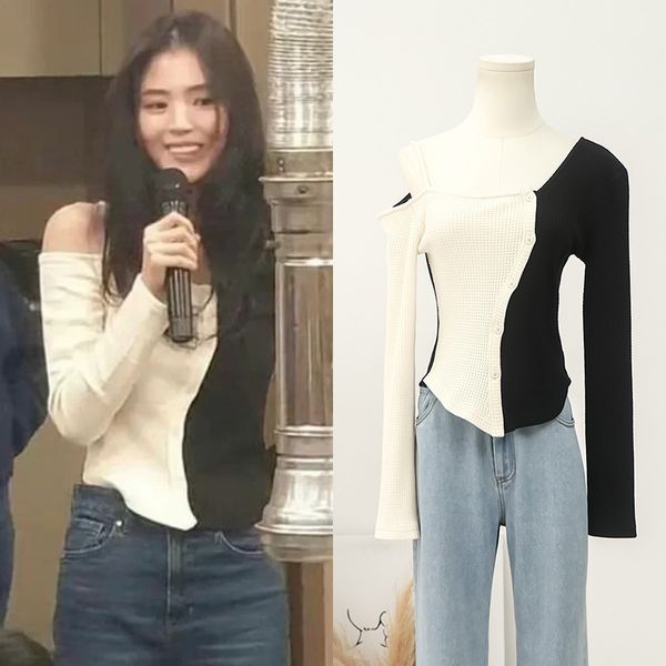 women's knits tees kpop han so hee korean singlebreasted women cardigan sweaters 2023 fashion knitted jumpers patchwork long sleeve kni, White
women's knits tees kpop han so hee korean singlebreasted women cardigan sweaters 2023 fashion knitted jumpers patchwork long sleeve kni, White
