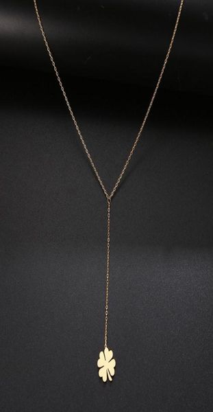 chains fashion clover pendant gold for women metal chain necklace party charm stainless steel jewelry accessories gifts9716288, Silver
chains fashion clover pendant gold for women metal chain necklace party charm stainless steel jewelry accessories gifts9716288, Silver