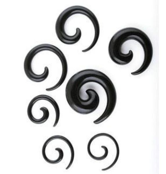 ear tunnel p31 100pcs mix 8 size black acrylic body jewelry spiral ear taper ear plug7609778, Silver
ear tunnel p31 100pcs mix 8 size black acrylic body jewelry spiral ear taper ear plug7609778, Silver