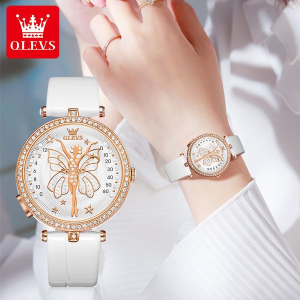 wristwatches olevs 5576 diamond dial angel wings design imported movement quartz women's watches fashion genuine leather strap 230809, Slivery;brown
wristwatches olevs 5576 diamond dial angel wings design imported movement quartz women's watches fashion genuine leather strap 230809, Slivery;brown